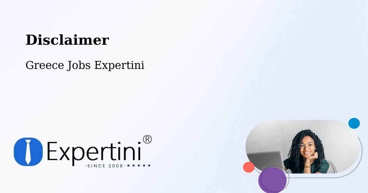 Disclaimer – Mílos - Greece Jobs Expertini